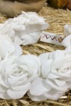 Ободок «Белые розы»